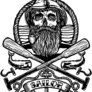 Sailor Skull. Ilustração tradicional projeto de Óscar Postigo - 13.12.2015