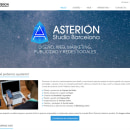 Website Asterion Studio Ein Projekt aus dem Bereich Grafikdesign, Marketing und Webdesign von Arantxa Fernández - 10.11.2014