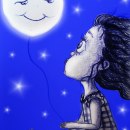 Ilustración infantil... La Luna y yo. Un proyecto de Ilustración tradicional de Sara Caro - 27.01.2016