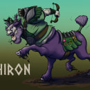 Chiron - Quirón. Ilustração tradicional, e Design de personagens projeto de Erio Gallart - 05.02.2016
