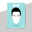 EDM | Electronic Dance Music magazine. Traditional illustration, Editorial Design, and Graphic Design project by Rubén del Río Tricio - 02.08.2016