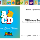 ABCD-Animal Book-Bubblin (https://bubbl.in/cover/abcd-animal-book-by-judith-neumann) Marving Danig, Fabio Arranz, masters of codepen, Bubblin. Un proyecto de Animación, Educación y Diseño Web de Judith Neumann - 24.02.2016