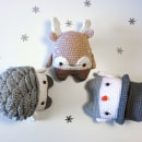 Nuevo Trío de muñecos crochet amigurumi "Winter Series". Arts, and Crafts project by Laura Viñas Allué - 03.09.2016