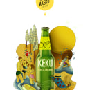Cerveza Keku by Ana Poncela Martínez. Graphic Design project by Ana Poncela Martínez - 03.12.2016