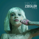 Maddie Ziegler | Low Poly. Design, Character Design, and Graphic Design project by Oscar Tellez - 03.24.2016