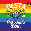 Palomos 2016 2. Design, Traditional illustration, Character Design, Graphic Design, and Screen Printing project by Pablo Fernandez Diez - 04.29.2016