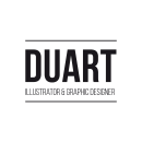 Logotipo personal_ DUART. Br, ing e Identidade, Design gráfico, e Tipografia projeto de Raquel Duart - 29.05.2016