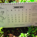 Calendarios ecológicos. Design gráfico projeto de Fernando Gonzalez - 06.07.2016
