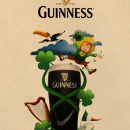 Guinness_Spirit of Ireland. Traditional illustration, and Art Direction project by Oscar MoMad - 07.16.2016