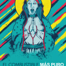 El Combustible Más Puro SUNIX. Ilustração tradicional, Artes plásticas, e Design gráfico projeto de Carolina De La Rosa - 16.08.2016