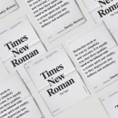 Times New Roman | Specimen. Design editorial, Design gráfico, e Tipografia projeto de Dario Trapasso - 15.09.2016