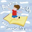 Reading builds our imagination. Traditional illustration, and Advertising project by Nuria Rodríguez Guinudinik - 11.09.2015