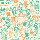 The Lito CD Cover. Ilustração tradicional, Design editorial, e Design de produtos projeto de Borja Espasa - 31.01.2015