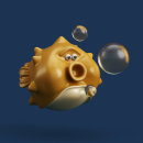 fish. Projekt z dziedziny Design, Trad, c, jna ilustracja i 3D użytkownika Juan Afanador - 22.12.2016