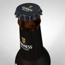 Botella GUINESS Cinema 4D. Design, 3D, Graphic Design, Packaging, and Product Design project by Ana S. Dullius - 11.25.2016