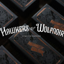 Hawkers & Wolfnoir Ltd. Edition. Ilustração tradicional, Design gráfico, e Packaging projeto de David Sanden - 10.01.2017