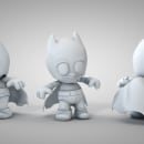 Batmasito . Design, 3D, Design de personagens, Design gráfico, Escultura, Design de brinquedos, e Comic projeto de juan alvarez - 31.01.2017