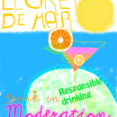 Nuevo Propuesta para ayuntamiento de Lloret de Mar.Drink in moderation.. Ilustração tradicional, e Design gráfico projeto de Gemma Orte Ruiz - 03.02.2015