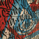 Lienzo caligrafiado e ilustrado para el festival de Arte Urbano de ST. Merry - París. Un proyecto de Caligrafía y Arte urbano de Mr. Zé - 14.06.2016
