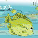 Pesca artesanal - Revista. Design editorial projeto de Manuela Valencia - 03.03.2017