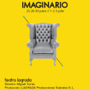 Cartel 'El enfermo imaginario'. Design editorial projeto de marta rico - 13.03.2017