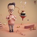 Muñeco Personal. Un projet de 3D, Animation, Direction artistique , et Art urbain de Israel Manosalvas - 22.03.2017