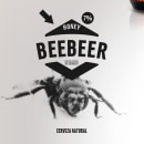BEEBEER Cerveza Artesanal. Ilustração tradicional, e Design gráfico projeto de Claudio Carvajal Manzo - 01.04.2017