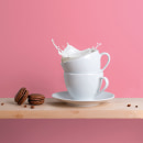 Milk & Macarons. Projekt z dziedziny  Reklama, Fotografia,  Manager art, st i czn użytkownika Yana - 21.04.2017