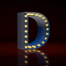 Mi Proyecto del curso: Lettering 3D: modelado y texturizado con Cinema 4D. Un proyecto de 3D de David Avila Trivelli - 25.04.2017