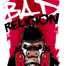 Bad Religion Poster Band. Ilustração tradicional projeto de Carlos Gala - 19.05.2017