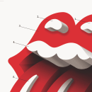 Rolling Stones en Perú. Un progetto di Illustrazione tradizionale, Direzione artistica, Eventi e Illustrazione vettoriale di Luis Jordán - 23.05.2017