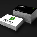 Diseño de Logo y tarjetas para la empresa Permuy (electricidad, obras y servicios). Un proyecto de Br, ing e Identidad y Diseño gráfico de Sonia Bardancas - 31.05.2017