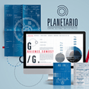 Planetario Identity.. Br, ing e Identidade, Design editorial, e Design gráfico projeto de Paula Fernández - 01.11.2015