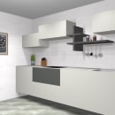 Diseño de cocina clásica y funcional . 3D, and Cooking project by Marcela Carla Aboal - 06.14.2017