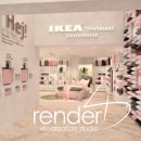Tienda Ikea Madrid. 3D, Interior Architecture & Interior Design project by render 4D - 06.15.2017
