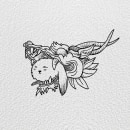 Diseño de Flashes para tattoo. Un proyecto de Ilustración tradicional de Youko Horiuchi - 05.08.2017