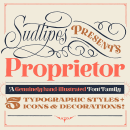 Proprietor — Type Family. Tipografia projeto de Yani&Guille - 18.09.2017