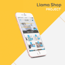 UI/UX Llama Shop Ecommerce. UX / UI projeto de Sara Alegre Palacios - 28.09.2017