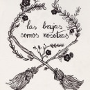 Las Brujas Somos Nosotras (INKtober 2017). Traditional illustration project by Ana Hurtado Collado - 10.31.2017