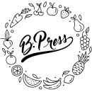 Juice B. Press: logo and label for packaging. Un proyecto de Diseño gráfico de Claudia Braz Suares - 15.07.2016