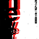 afiche tipográfico . Graphic Design project by Andrea Perla - 11.02.2017