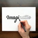 Imaginattio - Identity. Un proyecto de Dirección de arte, Br, ing e Identidad, Diseño gráfico, Tipografía, Caligrafía y Lettering de Pablo Tradacete - 07.11.2017