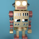 Robot. Design, 3D, e Design de brinquedos projeto de Raquel - 07.11.2017