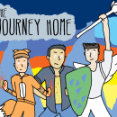 The Journey Home. Ilustração tradicional, e Design de personagens projeto de Alberto Antón Benítez - 08.11.2017