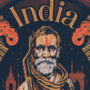 INDIA. Un proyecto de Ilustración tradicional e Ilustración vectorial de Matias Harina - 08.11.2017