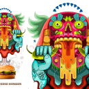 Burger King cartel . Un projet de Illustration traditionnelle, Publicité, Design graphique , et Marketing de Carmen Frutos Mayo - 08.11.2017