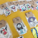 Stickers - Ilustración. Un proyecto de Diseño de personajes e Ilustración vectorial de Ela Noboa - 07.07.2015