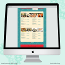 Web design - Sushi webpage. Web Design project by Maria Alejandra - 12.22.2017