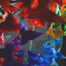 Mariposas Origami. Installations, and Fine Arts project by Alejandro Bernatzky - 10.24.2016