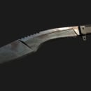 Kukri low poly. 3D project by Sergio Perez Lopez - 01.08.2018